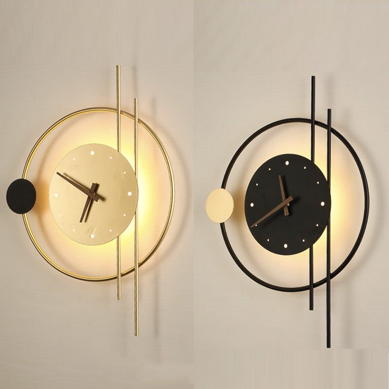 Soreviana Modern LED Wall Clock with Integrated Design