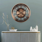 Soreviana Antique Copper Finish Wall Clock for Office
