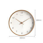 Soreviana Elegant Solid Wood Analog Wall Clock for Home Decor