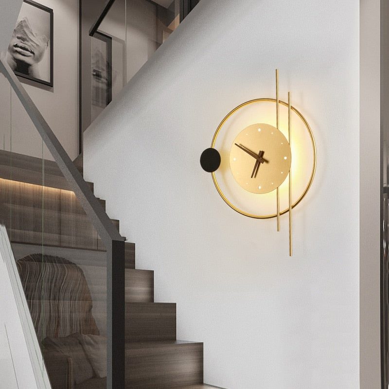 Soreviana Modern LED Wall Clock with Integrated Design