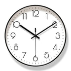 Soreviana Nordic Minimalist Wall Clock in Black and White