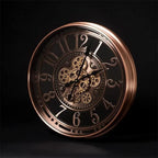 Soreviana Antique Copper Finish Wall Clock for Office