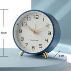Soreviana Silent Scandinavian Table Clock with Modern Design