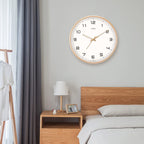 Soreviana Elegant Solid Wood Analog Wall Clock for Home Decor