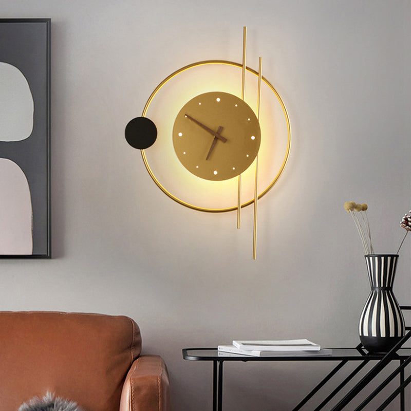 Soreviana Modern LED Wall Clock with Integrated Design