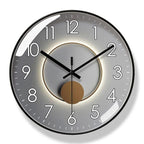 Soreviana Nordic Minimalist Wall Clock in Black and White
