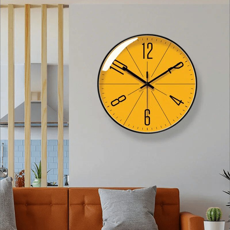 Soreviana Nordic Minimalist Wall Clock in Black and White
